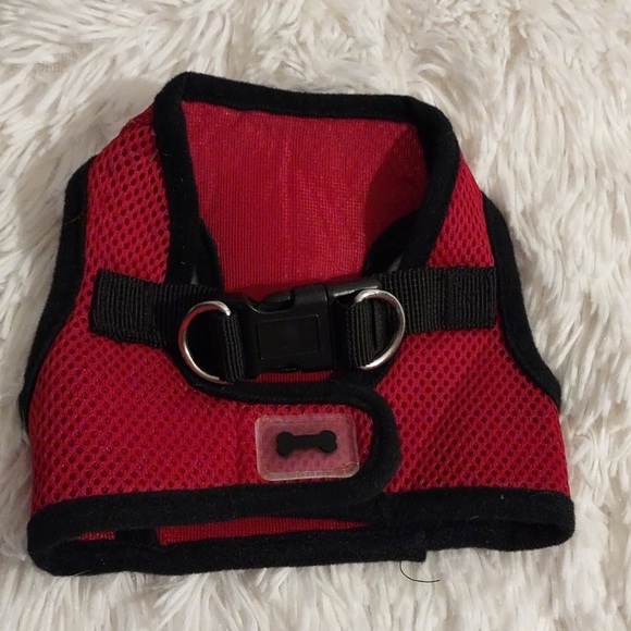 Simply Wag Red/blk XS Dog Harness - Picture 7 of 7